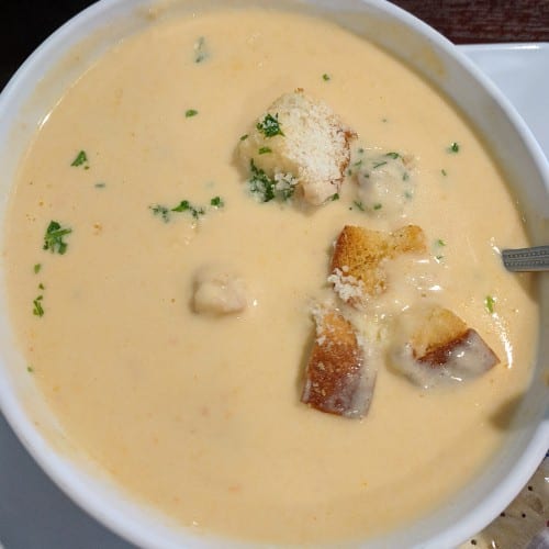 Lobster Bisque Soup - Wednesday.