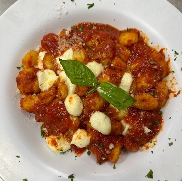 Gnocchi Caprese.
