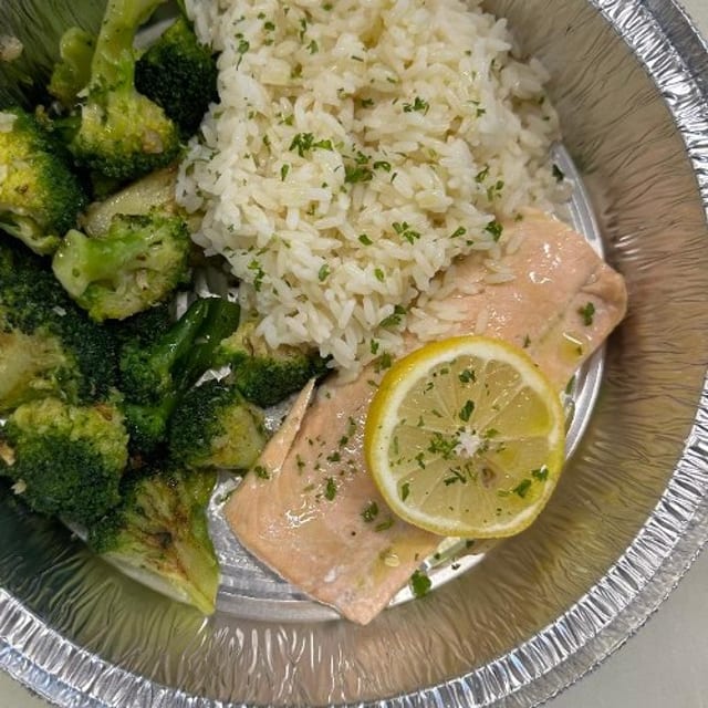 Broiled Salmon.