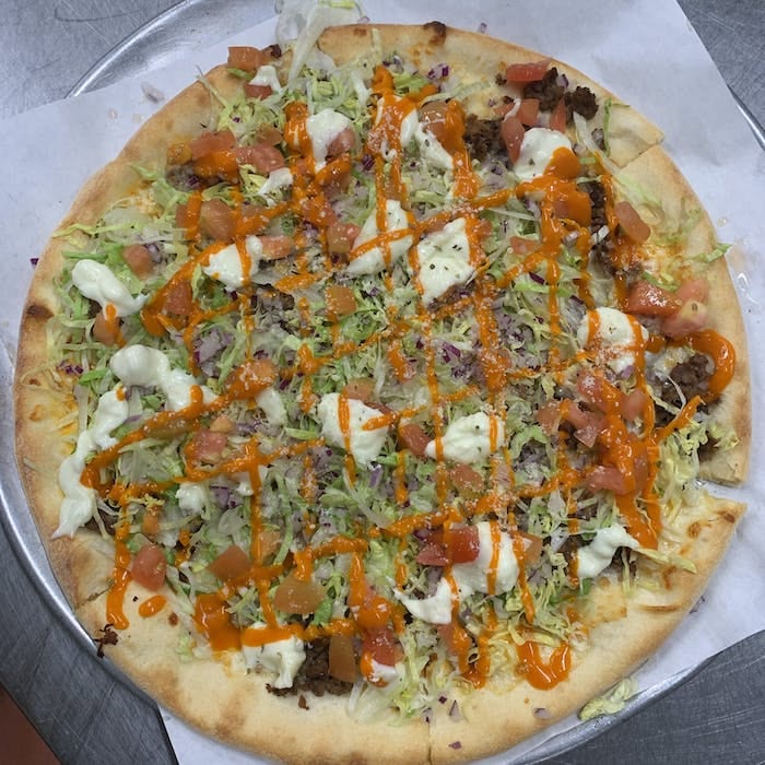 Steak Taco Pizza (Large 16").