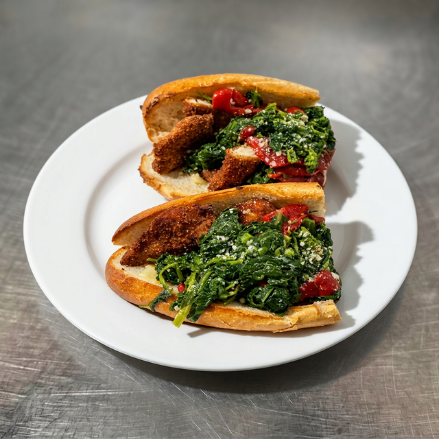 Calabria Chicken Cutlet Sandwich.