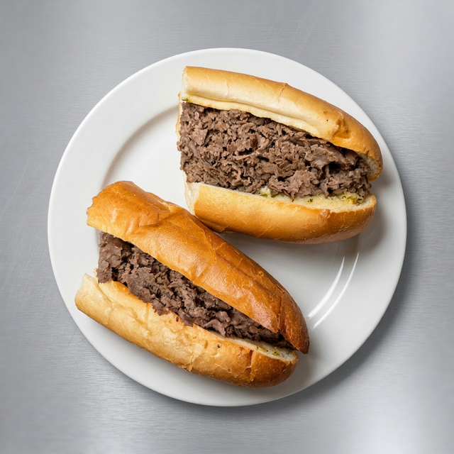 Garlic Bread Cheesesteak.