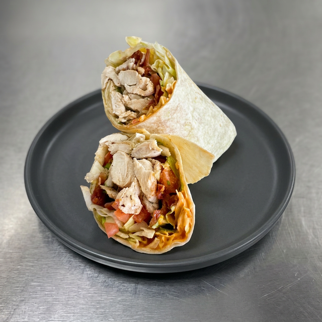 Avocado Chicken Wrap.